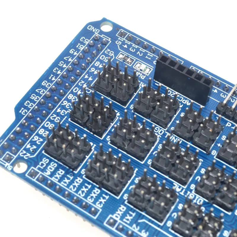 Для Arduino датчик Mega Shield V1.0 V2.0 выделенная Плата расширения 2560 Sup Iic Bluetooth Sd Робот