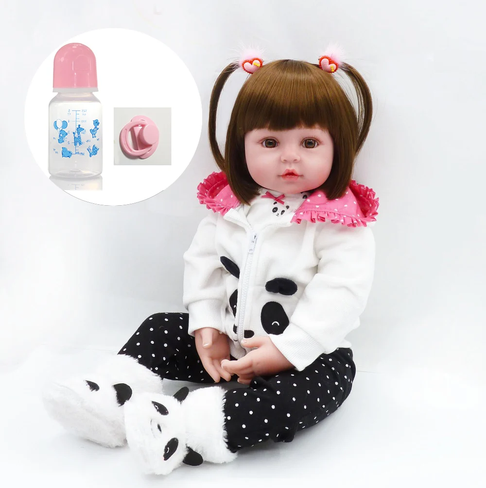 Bebes reborn игрушки куклы 24 &quotМягкий силиконовый винил Малыш девочка ручной работы