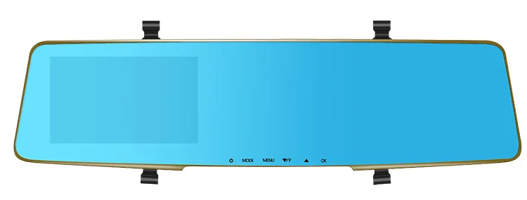 DVR с передней и задней 4.3 &quotHD монитор заднего вида синий цвет экрана анти блики 170