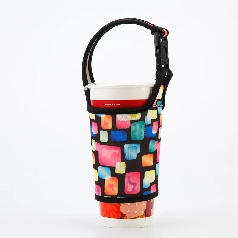 Новая крышка для кофейной кружки для путешествий на открытом воздухе бутылка для воды сумка чашка набор рукав легкая и удобная кружка украшения Аксессуары - Цвет: Темно-серый