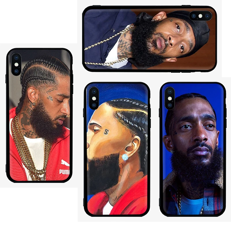 Мягкий чехол для телефона Rapper Nipsey Hussle для iPhone 5 5S 6 6S Plus 7 8 Plus X XR XS 11 Pro Max