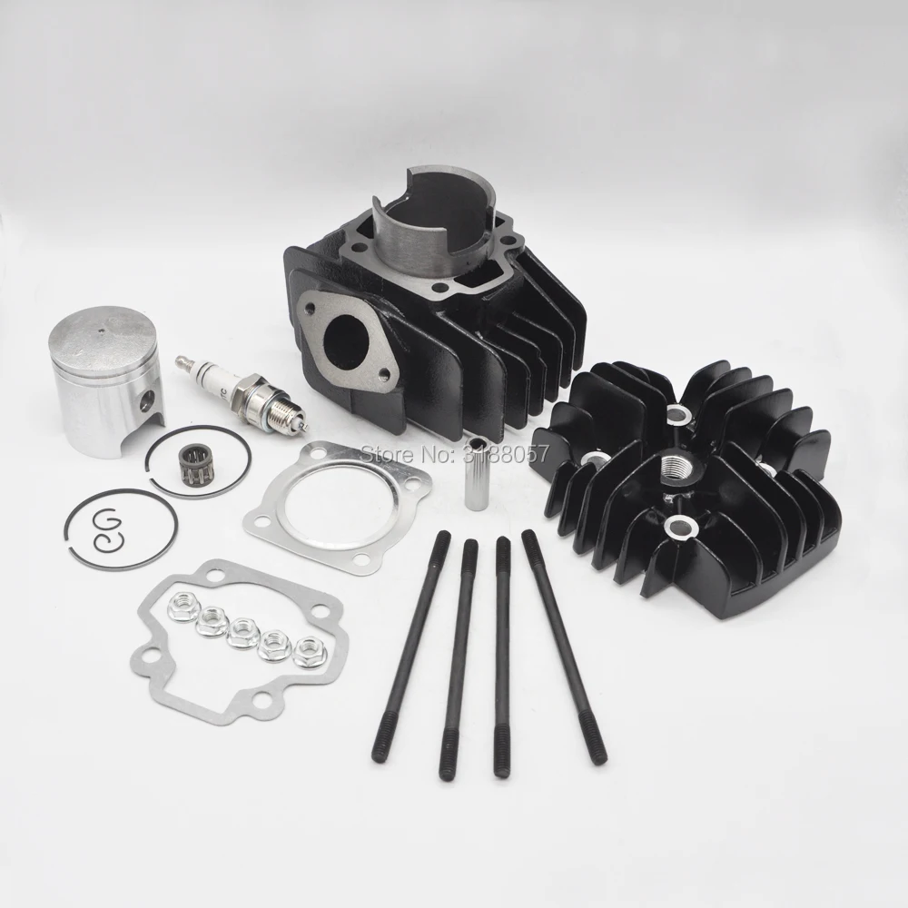 Головка цилиндра поршневое кольцо прокладка Свеча зажигания комплект для Yamaha Pw50