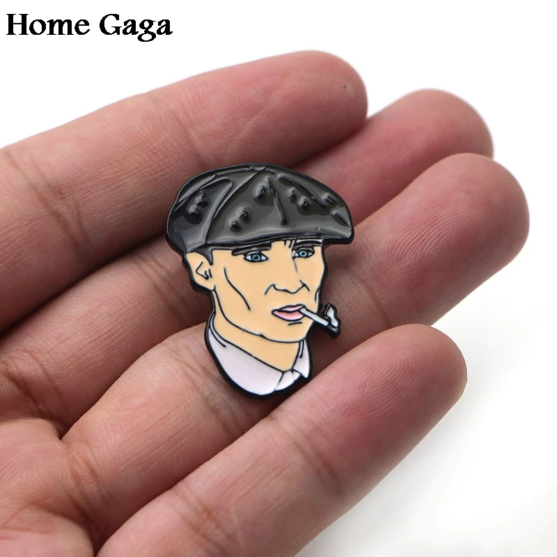 D0662 Homegaga Peaky Blinders цинковые шпильки для рюкзака одежды металлические медали значки