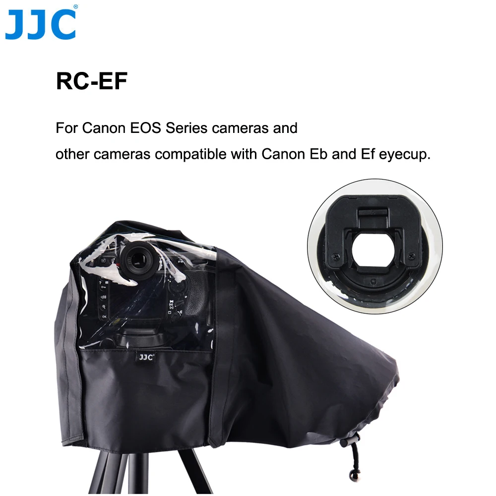 JJC дождевик водонепроницаемый протектор DSLR дождевик для Canon 1Ds Mark III/1D Mark IV/5D Mark III камеры с Eg/Eb/Ef наглазник - Цвет: RC-EF