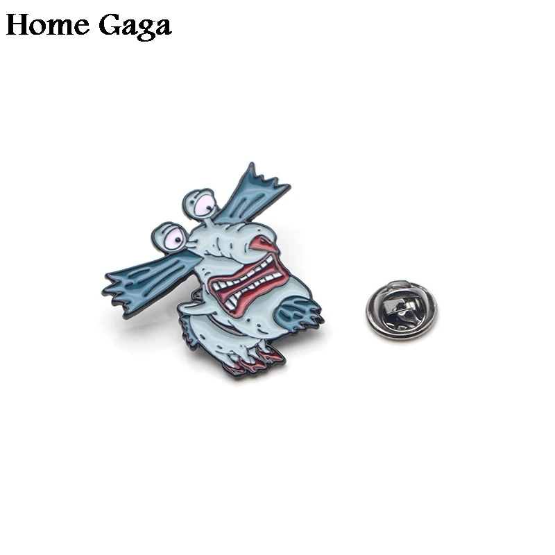Homegaga ааааа! Настоящие Монстры! Zimbo Krumm втулка цинк галстук булавки одежда броши для мужчин и женщин шляпа Декоративные значки медаль D1327