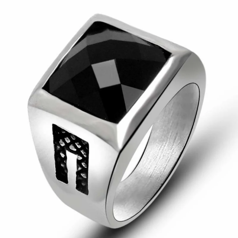 2018 Новый стиль Модные ювелирные изделия из нержавеющей стали циркон кольца для