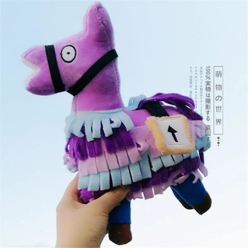 Fortnight Fortinet Battle Royale Troll Stash Llama плюшевая лошадь игрушки Альпака брелок чучело