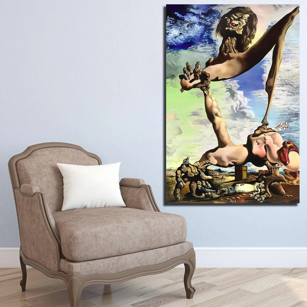 Абстрактная живопись salvador_dali glenn_brown_dali christ для Гостиная картина маслом домашнего