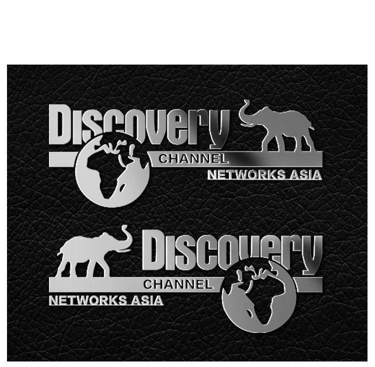 Металлическая наклейка значок Discovery для 1/10 Rc Crawler Car Defender Traxxas Bronco Axial Scx10 90046 Wrangler D90