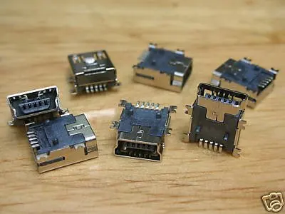 10x USB 5-контактный разъем для крепления под прямым углом PCB RoHS UF | Обустройство дома