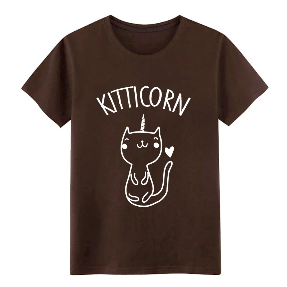 Подарок с котом идея kitticorn kitty котенок футболка для мужчин и женщин Мужская