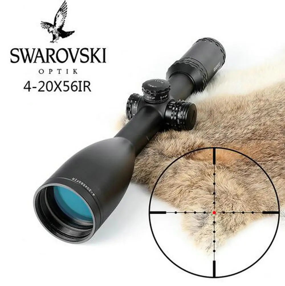 Прицел Swarovskl 4-20x56/2,5-15x56/1,5-8x50/1-6x24 стекло гравированное сетка с башенками сброс охотничьи стрелковые прицелы