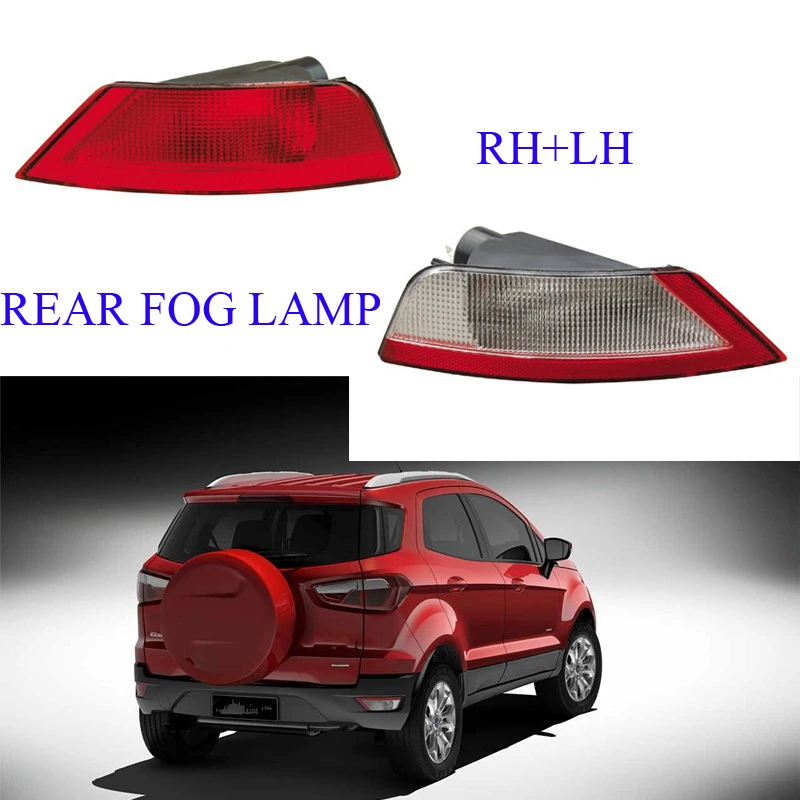 2 шт./пара противотуманных фар заднего бампера для Ford EcoSport 2013 2015|fog lamp rear|fog lights fordfog
