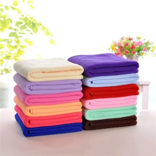 1X чистый цвет натуральное органическое бамбуковое волокно полотенце для лица