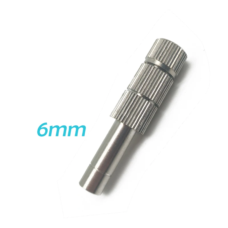 0.3mm Orifice 6mm F261 низкая Давление сопло для водяного тумана домашнее микро анти распылительные форсунки воды шланг запотевания сопла для наружного охлаждения Системы - Цвет: 0.3mm Orifice 6mm