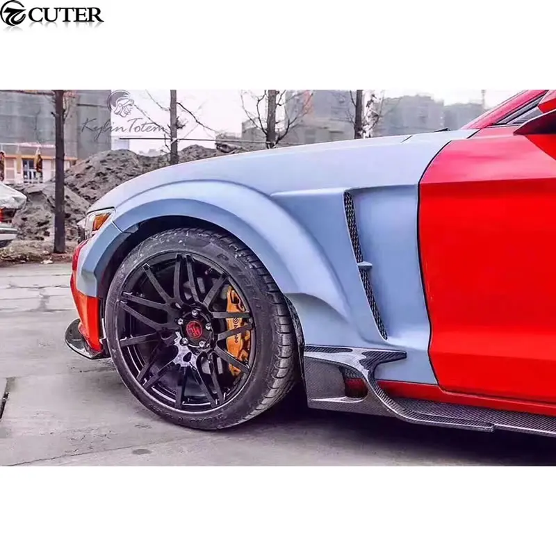 Комплект из углеродного волокна и FRP для кузова автомобиля неокрашенный передний