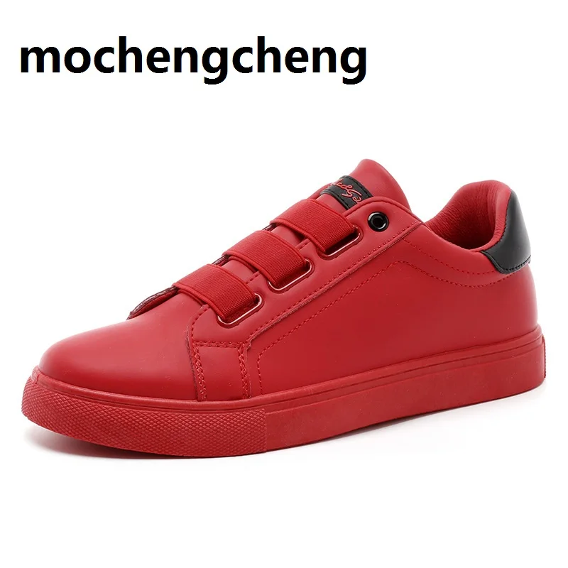 Весенне-осенний Скейтбординг человека кожа строчка обувь кроссовки дышащая