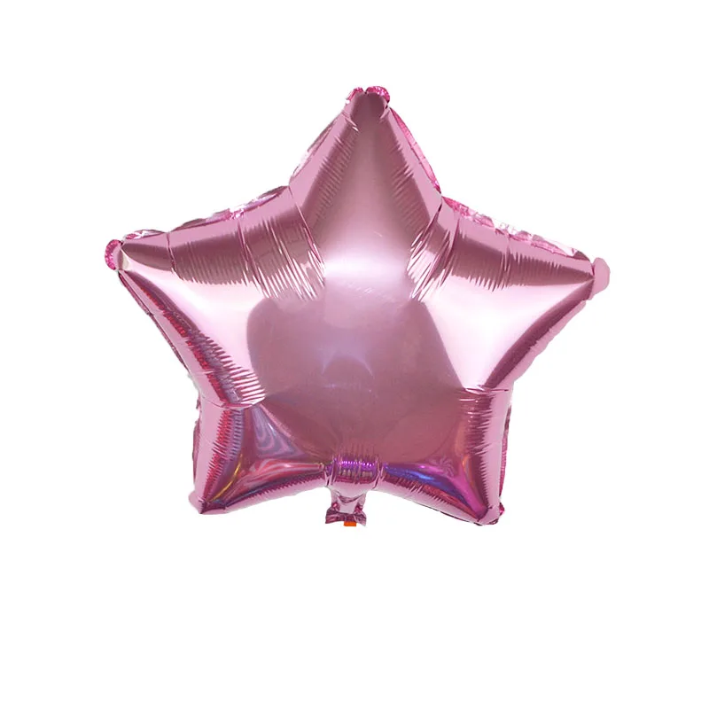 pink star 5 шт. воздушные шары из алюминиевой фольги со звездами для свадьбы, дня рождения, вечеринки, украшения для детей, подарки на день рождения, рождественские принадлежности, воздушные шары - Цвет: pink star