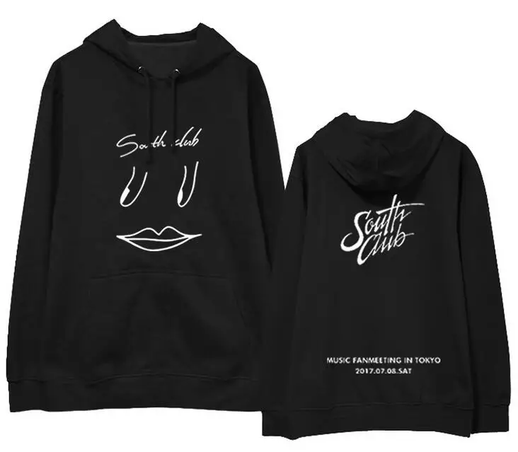 

New arrival south club Nam Tae Hyun fanmeeting same printing fleece/thin sweatshirt kpop unisex loose pullover hoodies