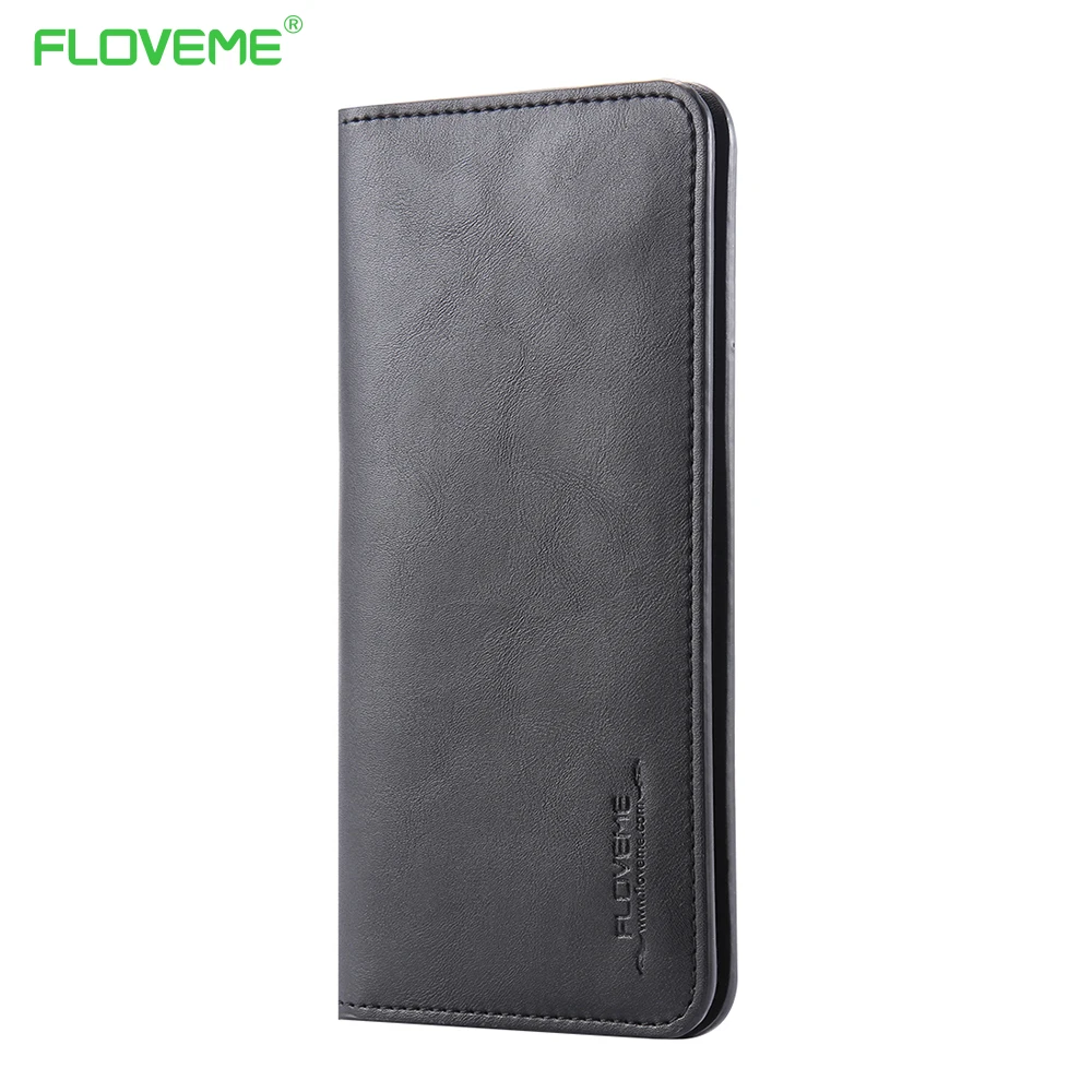 Чехол Кошелек FLOVEME из натуральной кожи для iPhone 7 Plus 6S 6 искусственная кожа 5