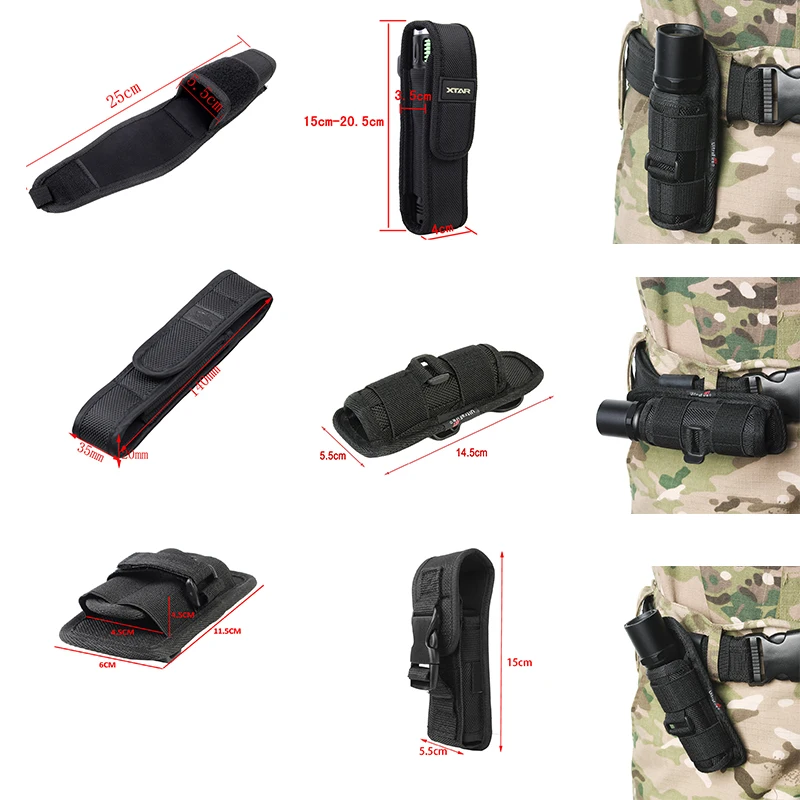 Molle тактический фонарик Чехол Многофункциональный светодиодный кобура для фонарика чехол Чехол для наружного кемпинга походные Охотничьи Инструменты Наборы для выживания