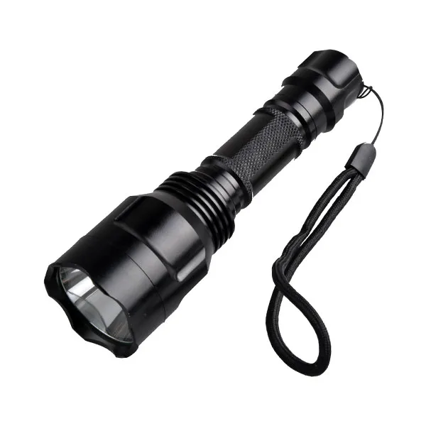 TopCom C8 тактический светодиодный фонарик 18650 Cree высокой Мощный вспышка света Портативный Torch Light лампа супер длинный выстрел велосипед стрелять