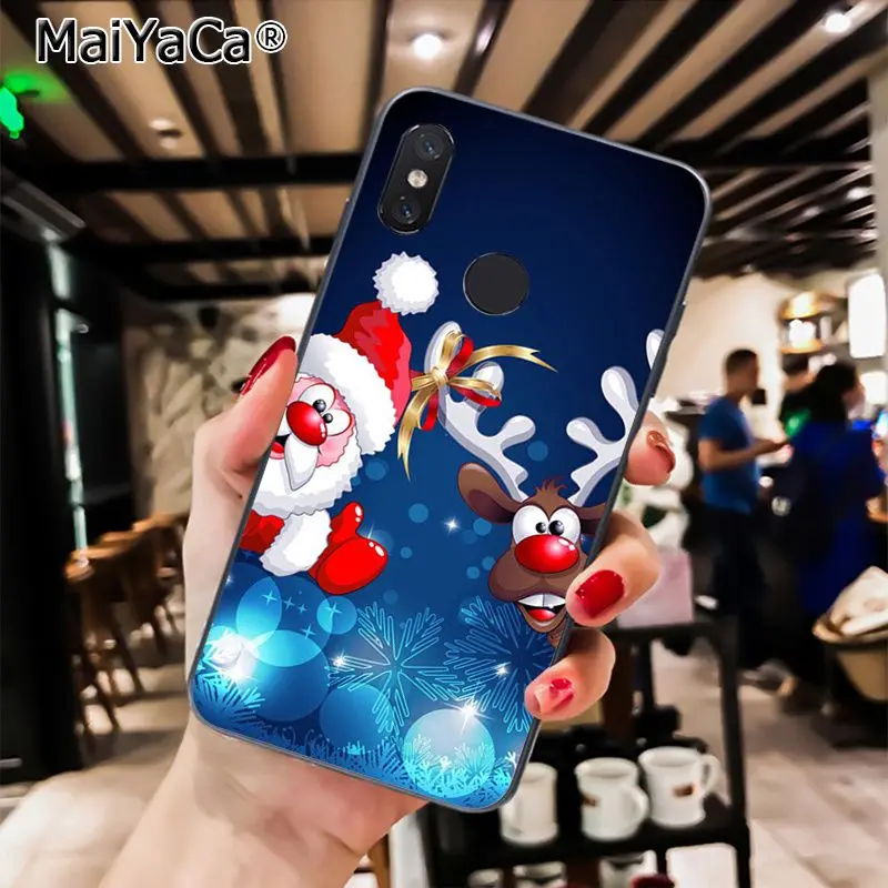 A9 MaiYaCa год Рождественский олень Санта чехол для телефона для Xiaomi Redmi8 4X 6A S2 7A 6A Redmi 5 5Plus Note5 7 Note8Pro - Цвет: A9