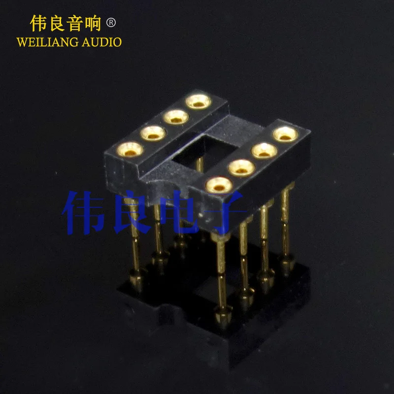 10 шт./лот DIP8 8 Pin Позолоченный OP-AMP разъем | Электроника