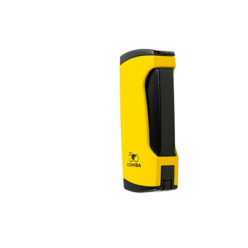 COHIBA зажигалка для сигарет Сигар Зажигалка с двойной струей пламени и