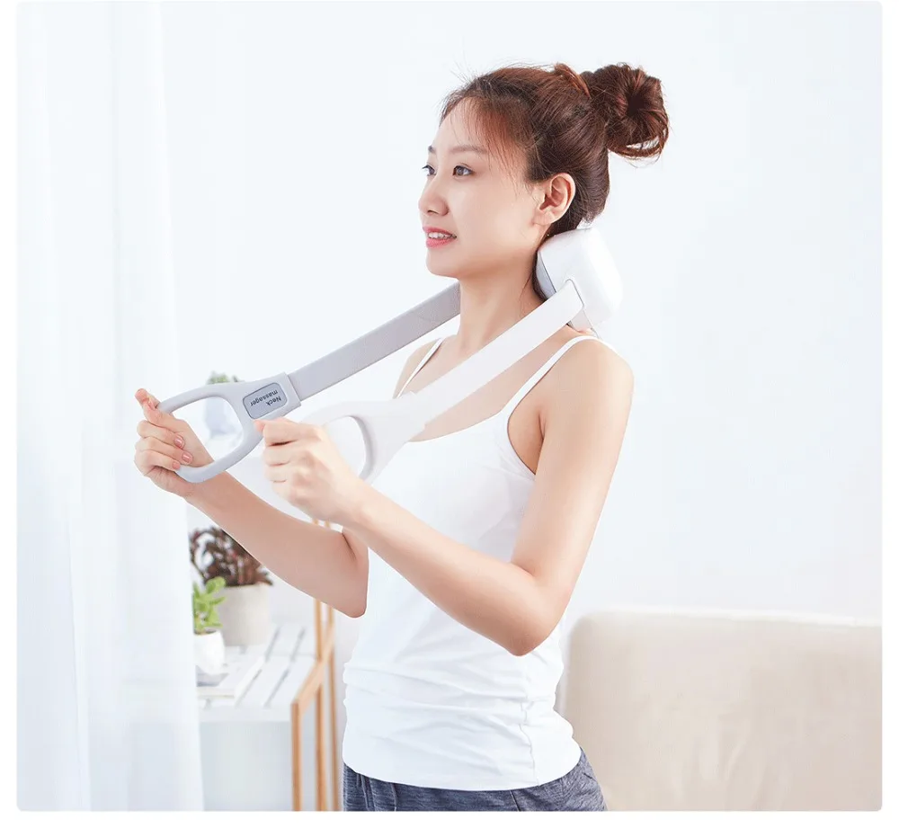 Xiaomi MINI Neck Assager Shiatsu Массаж двухстороннее разминание тип-c зарядка трехскоростной режим переключение одной кнопкой умный дом инструменты