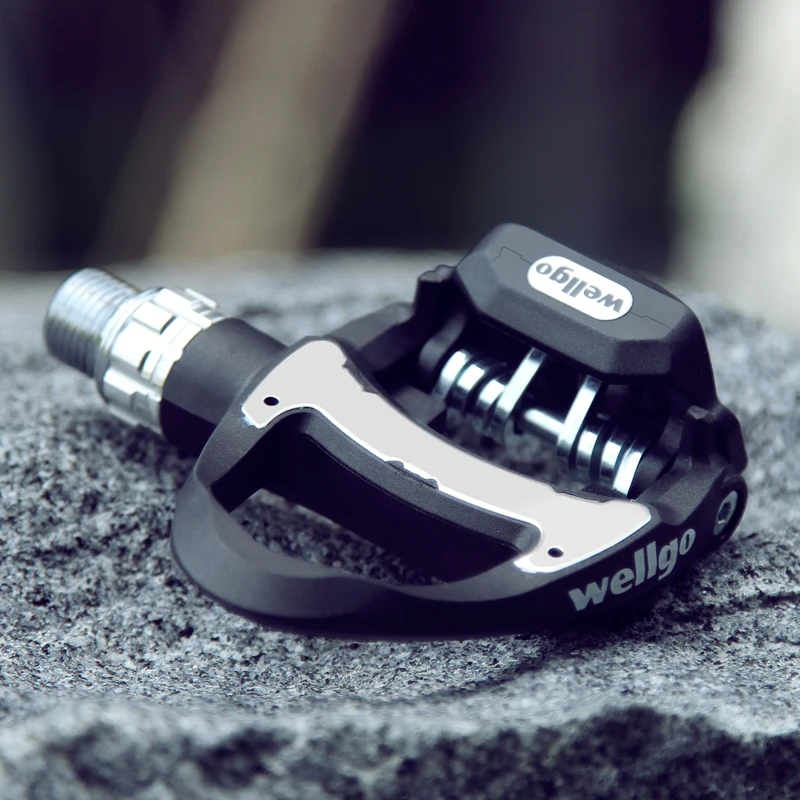 Wellgo ультра-светильник углеродный дорожный велосипед бесцветные педали с 3