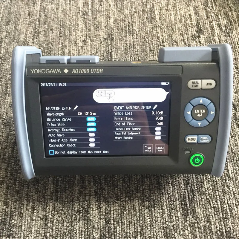 Оригинальный простой и оптический рефлектометр Yokogawa AQ1000 времени 1310/32/30 нм дБ