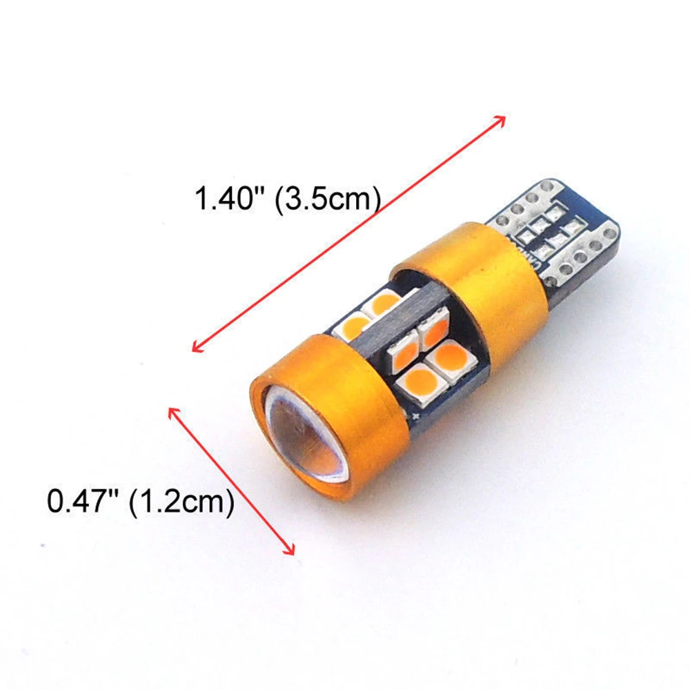 2 шт./компл. T10 янтарные автомобильные парковочные огни 168 194 2825 W5W 19SMD светодиодный
