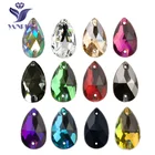 YANRUO 3230 капля AAAAA качество шитье Кристалл Flatback Стразы пришивные камни стекло для платья одежда ювелирные изделия