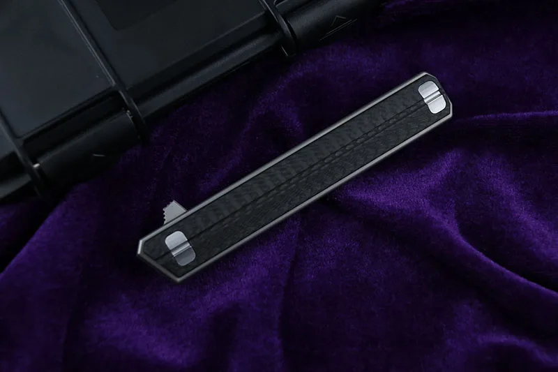 LOVOCOO Custom Quartermaster Qwaiken Флиппер складной нож M390 сталь титан CF ручка кемпинг открытый фрукты Ножи EDC инструмент