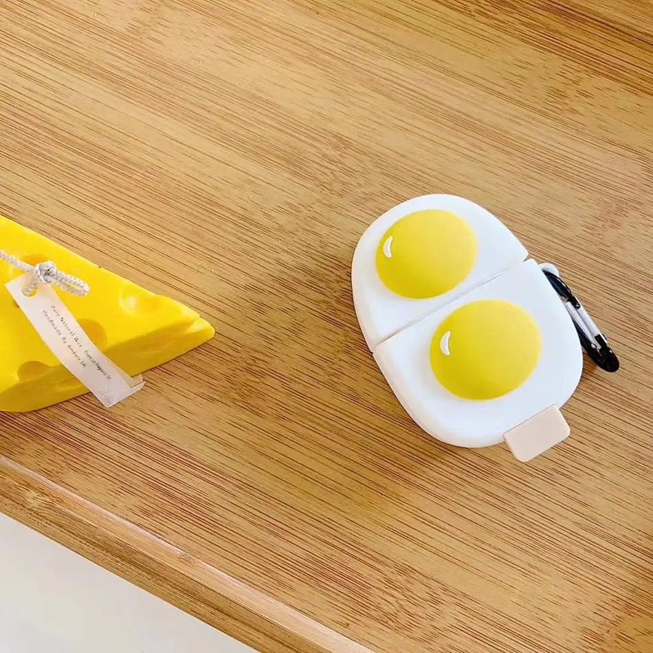 3D чехол для наушников AirPods 2 чехол силиконовый милый мультяшный Чехол для Камеры Apple Air Pods милые наушники с сердцем аксессуары ремешок