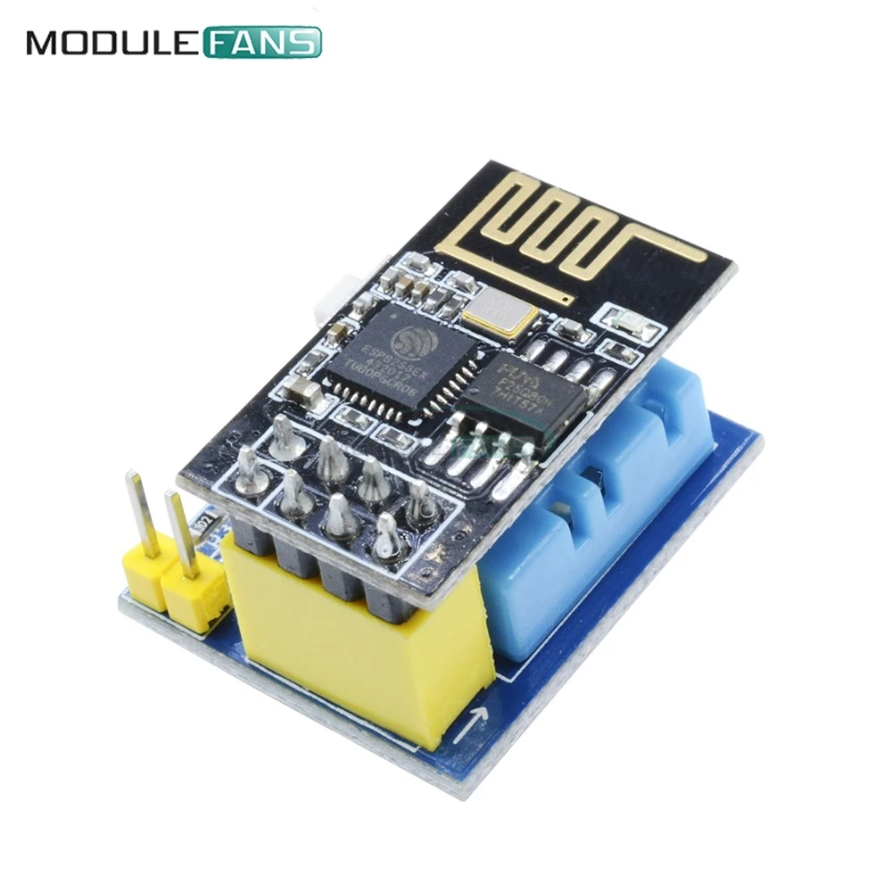 ESP8266 ESP01S ESP 01S DHT11 Температура влажности Сенсор модуль Wi Fi Беспроводной адаптер