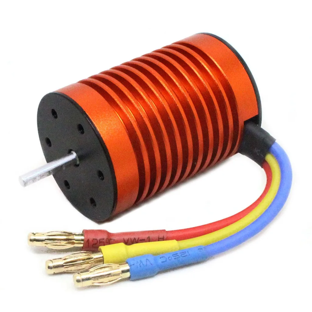 Бесщеточный двигатель 60A ESC 13T 3000KV с комбо набором карт программирования для 1/10 RC