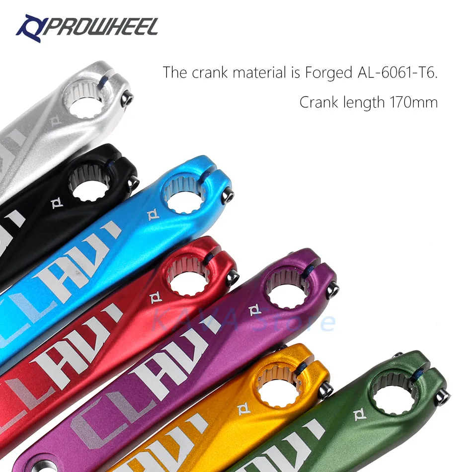 Звездочка велосипедная Prowheel 104BCD из алюминиевого сплава 170/175 мм | Спорт и