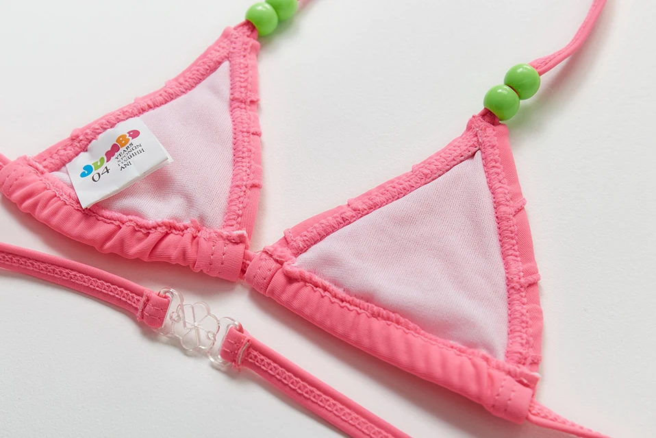 Новинка 2019 детский купальник для девочек 3 8 лет бикини из двух частей детская