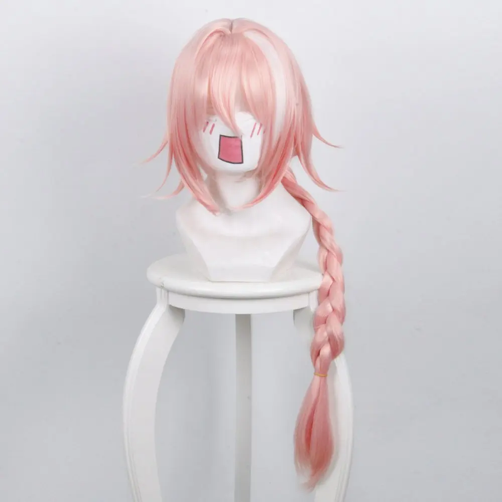 Fate/Apocrypha Astolfo Rider of Black Cosplay Hair Pink Headwear | Тематическая одежда и униформа