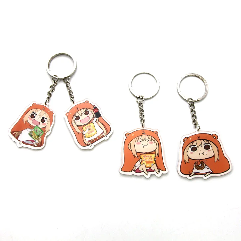 8 шт./компл. аниме брелок OTAKU Умару Himouto! Брелоки для ключей Умару-Чан закуска кокс