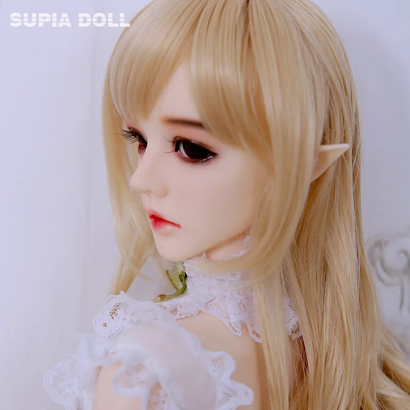 Juah Elf Ears 1/3 девушка из смолы тела Игрушки для девочек День рождения Рождество Лучшие подарки фигурки BJD SD кукла Supia опционально полный набор или Обнаженная