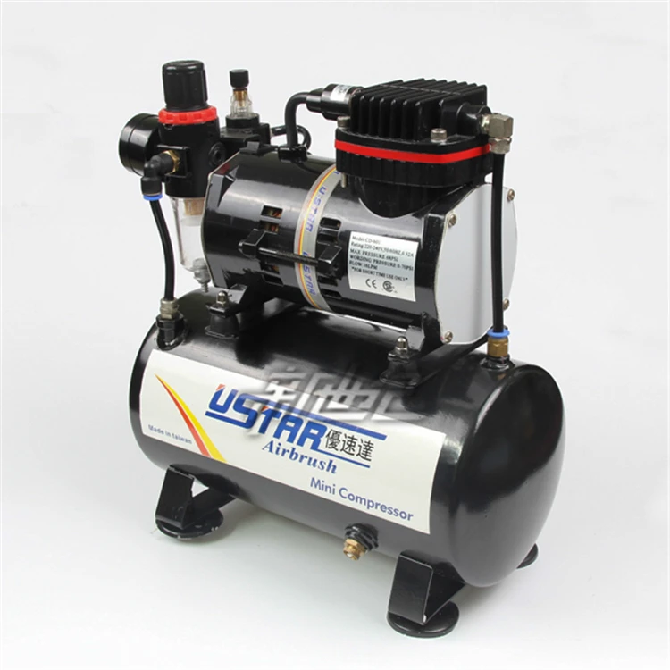 HP pump air compressor 1/8 220 v small carpentry paint dental air compressor pump spray