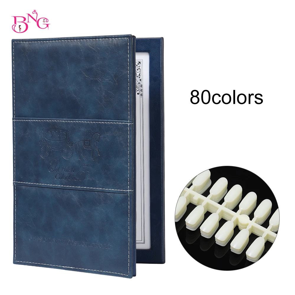 80 Палитра дисплей для ногтей книга Сделай Сам лак УФ гель цвет карты Инструменты