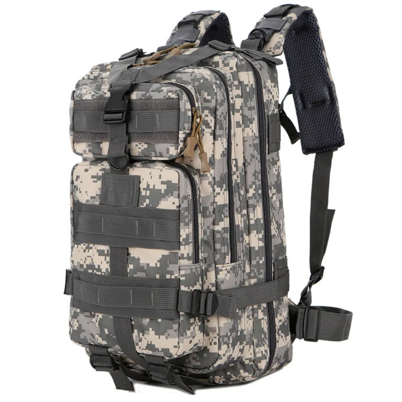 ACU Camo Тактические рюкзаки, Спорт на открытом воздухе, альпинистские сумки, 30L Оксфорд водонепроницаемый камуфляж, сумки для альпинизма рюкзак - Цвет: ACU Camo