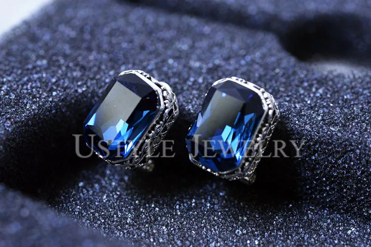 USYTLE 2015 изящные ювелирные изделия винтажный узор с блестящими австрийскими