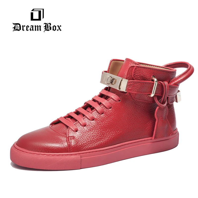 Мужская молодежная кожаная обувь для отдыха в британском стиле модная с