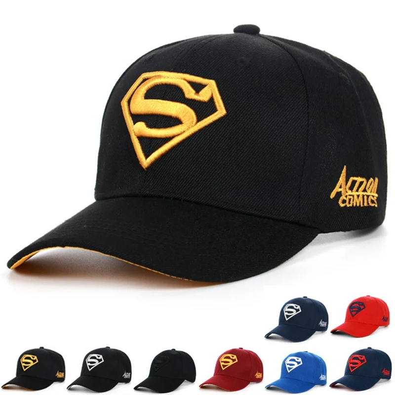 Корейские шляпы женские Супермен Snapback весна осень уличные анти УФ спортивные