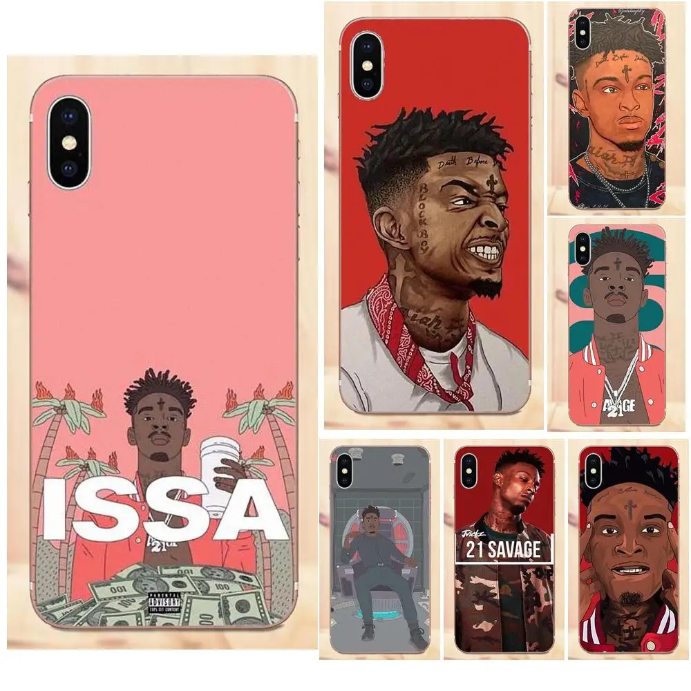 Новый персональный Печатный мобильный телефон оболочки 21 Savage хип-хоп рэппер